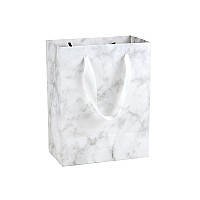 Huaprint Marble Paper Bagsmarble Gift Bagsshopping Bags With Handles20 Pack Small Gift Bags 7X4X9Inchretail Bagsparty Favor