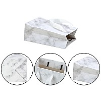 Huaprint Marble Paper Bagsmarble Gift Bagsshopping Bags With Handles20 Pack Small Gift Bags 7X4X9Inchretail Bagsparty Favor