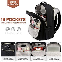 Lovevook Laptop Backpack For Women 173 Inchcute Womens Travel Backpack Purseprofessional Computer Bagwaterproof Work Busines