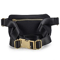 Badgley Mischka Sage Scuba And Vegan Leather Belt Bag