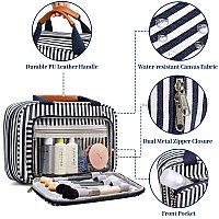 Toiletry Bag For Women Large Capacity Hanging Travel Toiletry Organizer For Traveling Women With 4 Compartments 1 Hanging Hook