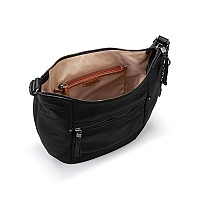 The Sak Sequoia Hobo Bag In Leather Single Shoulder Strap Black