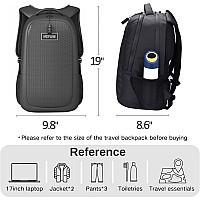 Mzipline Activated Carbon Lined Backpack Bag With Comb Lock Hoodie Water Resistantanti Theft Laptop Daypack Travel Bags For M