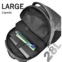 Mzipline Travel Backpack Bag With Comb Lock Hoodielarge Anti Theft Business Laptop Casual Daypack College Travel Bags For Men