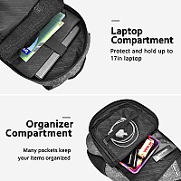 Mzipline Travel Backpack Bag With Comb Lock Hoodielarge Anti Theft Business Laptop Casual Daypack College Travel Bags For Men