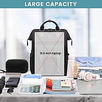 Lovevook Laptop Backpack For Women Work Travel Commuter Backpack Business Computer Bag Doctor Nurse Bags College Backpack Purse