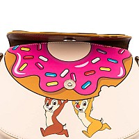 Loungefly Disney Chip And Dale Donut Snatchers Crossbody Bag