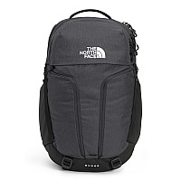 The North Face Surge Commuter Laptop Backpack Asphalt Grey Light Heathertnf Black One Size