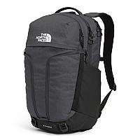 The North Face Surge Commuter Laptop Backpack Asphalt Grey Light Heathertnf Black One Size