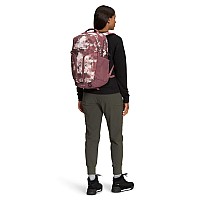 The North Face Womens Surge Commuter Laptop Backpack Wild Ginger Glacier Dye Printwild Ginger One Size