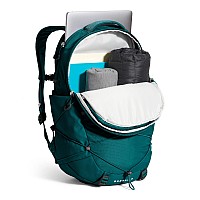 The North Face Womens Borealis Commuter Laptop Backpack Harbor Bluetnf White One Size