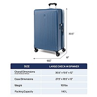 Travelpro Maxlite Air Hardside Expandable Carry On Luggage 8 Spinner Wheels Lightweight Hard Shell Polycarbonate Suitcase Ens