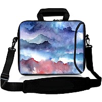 Richen 14 15 154 156 Inch Laptop Shoulder Bag Messenger Bag Notebook Handle Sleeve Neoprene Carrying Case With Accessories Poc