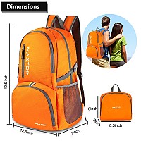 Maxtop 4050L Lightweight Packable Backpack For Hiking Traveling Camping Water Resistant Foldable Outdoor Travel Daypack