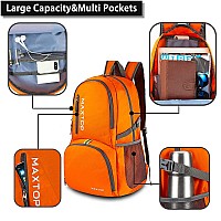 Maxtop 4050L Lightweight Packable Backpack For Hiking Traveling Camping Water Resistant Foldable Outdoor Travel Daypack