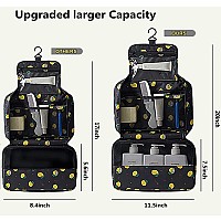 Sxosyo Toiletry Bag For Women Hanging Travel Bag Large Capacity Travelling Accessories Zipper Makeup Bags Organizer Waterproof C