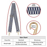 Wide Shoulder Strap Extra Longadjustable Replacement Belt Guitar Style Crossbody Bag Handbag Strap Multicolor Canvas Strapsw