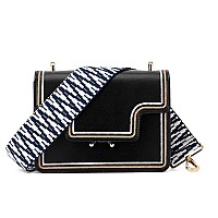 Wide Shoulder Strap Extra Longadjustable Replacement Belt Guitar Style Crossbody Bag Handbag Strap Multicolor Canvas Strapsw