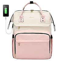 Lovevook Laptop Backpack For Women 17Inch Large Capacity Fashion Work Computer Backpacks Purse Travel Business Bags Doctor N