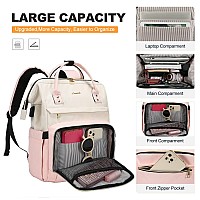 Lovevook Laptop Backpack For Women 17Inch Large Capacity Fashion Work Computer Backpacks Purse Travel Business Bags Doctor N