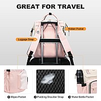 Lovevook Laptop Backpack For Women 17Inch Large Capacity Fashion Work Computer Backpacks Purse Travel Business Bags Doctor N