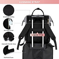 Lovevook Laptop Backpack For Women 17 Inch Waterproof Travel Backpack Pursework Nurse Bag With Usb Portcasual Business Comput