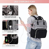 Lovevook Laptop Backpack For Women 17 Inch Waterproof Travel Backpack Pursework Nurse Bag With Usb Portcasual Business Comput