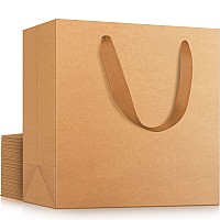 Eusoar Large Gift Wrap Bags In Bulk 20Pcs 125X45X11 Kraft Paper Shopping Bags With Handles Merchandise Retail Wrapping Ba