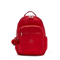 Kipling Womens Seoul 15 Laptop Backpack Durable Roomy With Padded Shoulder Straps Builtin Protective Sleeve