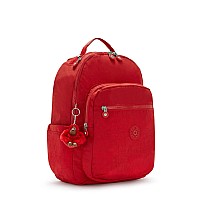 Kipling Womens Seoul 15 Laptop Backpack Durable Roomy With Padded Shoulder Straps Builtin Protective Sleeve