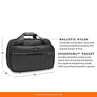 Briggs Riley Duffle Black Expandable Cabin Bag