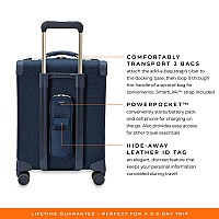 Briggs Riley Baseline Spinners Navy 21Inch Global Carryon