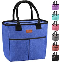 Fithome Insulated Lunch Bag For Womenmen Reusable Leakproof Cooler Thermal Lunch Box Tote Bags Fit For Ice Pack Adults Colleg