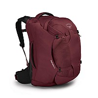 Osprey Fairview 55L Womens Travel Backpack Zircon Red