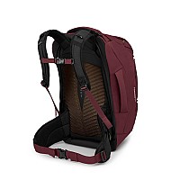 Osprey Fairview 55L Womens Travel Backpack Zircon Red