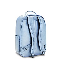 Kipling Seoul Extra Large Metallic 17 Laptop Backpack Pebble Blue Met