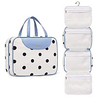 Toiletry Bag For Women Hanging Travel Toiletry Bag For Toiletries Polka Dots Pattern Toilery Organizer With Hanging Hook Ideal F