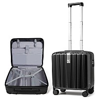 Hanke 16 Inch Carry On Luggage Airline Approved Lightweight Hardside Suitcase With Spinner Wheels Tsa Lock Small Kids Luggag