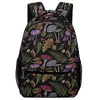 Aparajita Wild Forest Mushrooms School Backpack Gifts Fashion Travel Laptop Backpack For Men Women Teenagers Children