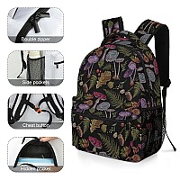 Aparajita Wild Forest Mushrooms School Backpack Gifts Fashion Travel Laptop Backpack For Men Women Teenagers Children