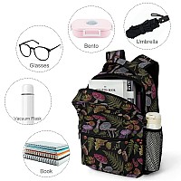 Aparajita Wild Forest Mushrooms School Backpack Gifts Fashion Travel Laptop Backpack For Men Women Teenagers Children