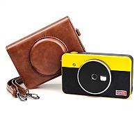 Rieibi Kodak Mini Shot 2 Retro Case Pu Leather Protective Case For Kodak Mini Shot 2 Retro 2In1 C210R Cameraportable Instant