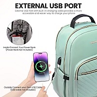 Lovevook Laptop Backpack For Women 173 Inchcute Womens Travel Backpack Purseprofessional Laptop Computer Bagwaterproof Work