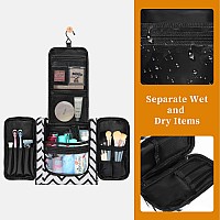 Toiletry Bag For Women Waterresistant Travel Makeup Organizer With Hanging Hook Large Travel Toiletry Bag Makeup Bag For Cos