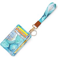 Coco Rossi Slim Front Pocket Wallet Rfid Id Card Holder Cute Small Wallet With Wrist Lanyards Key Chain Holder For Womengreen M