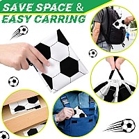 Shappy 24 Pieces Small Sport Drawstring Bags Candy Bag Party Goodie Favor Supplies Gifts For Sports Soccer 98 X 118 Inch