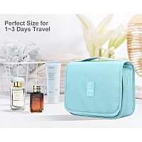 Luxtude Toiletry Bag Womens With Hanging Hook Waterresistant Hanging Toiletry Bag For Traveling Portable Toiletry Case Travel