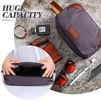 Eccliy 6 Set Groomsmen Gifts Men Toiletry Bags Mens Travel Shaving Kit Bag Bathroom Bag Water Resistant Toiletry Case For Weddi