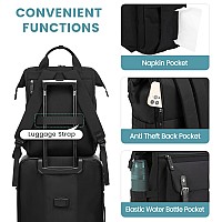 Lovevook Laptop Backpack For Women Work Travel Commuter Backpack Business Computer Bag Doctor Nurse Bags College Backpack Purse