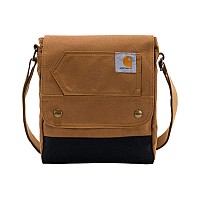 Carhartt Unisex Snap Crossbody Bag Brown One Size